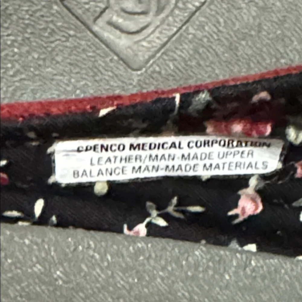 Spenco Alicia Red Floral Slip on Clog Mules  W’s 5 - Picture 5 of 5